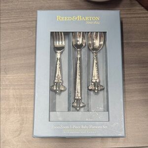 Reed & Barton Silver Baby Flatware Set